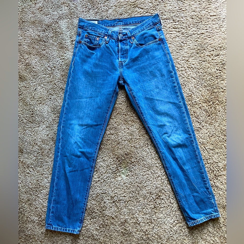 Levi’s Women’s 501 T Size 24x28 Denim Jean Cotton Outdoors Western City Classic